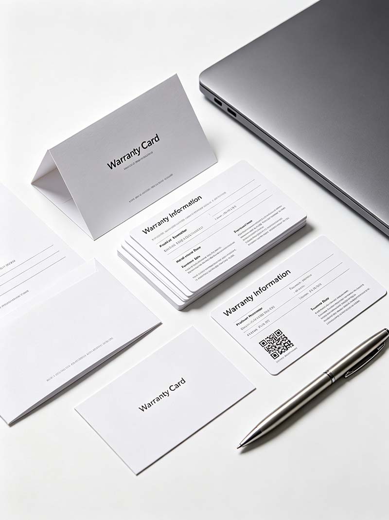 warranty cards